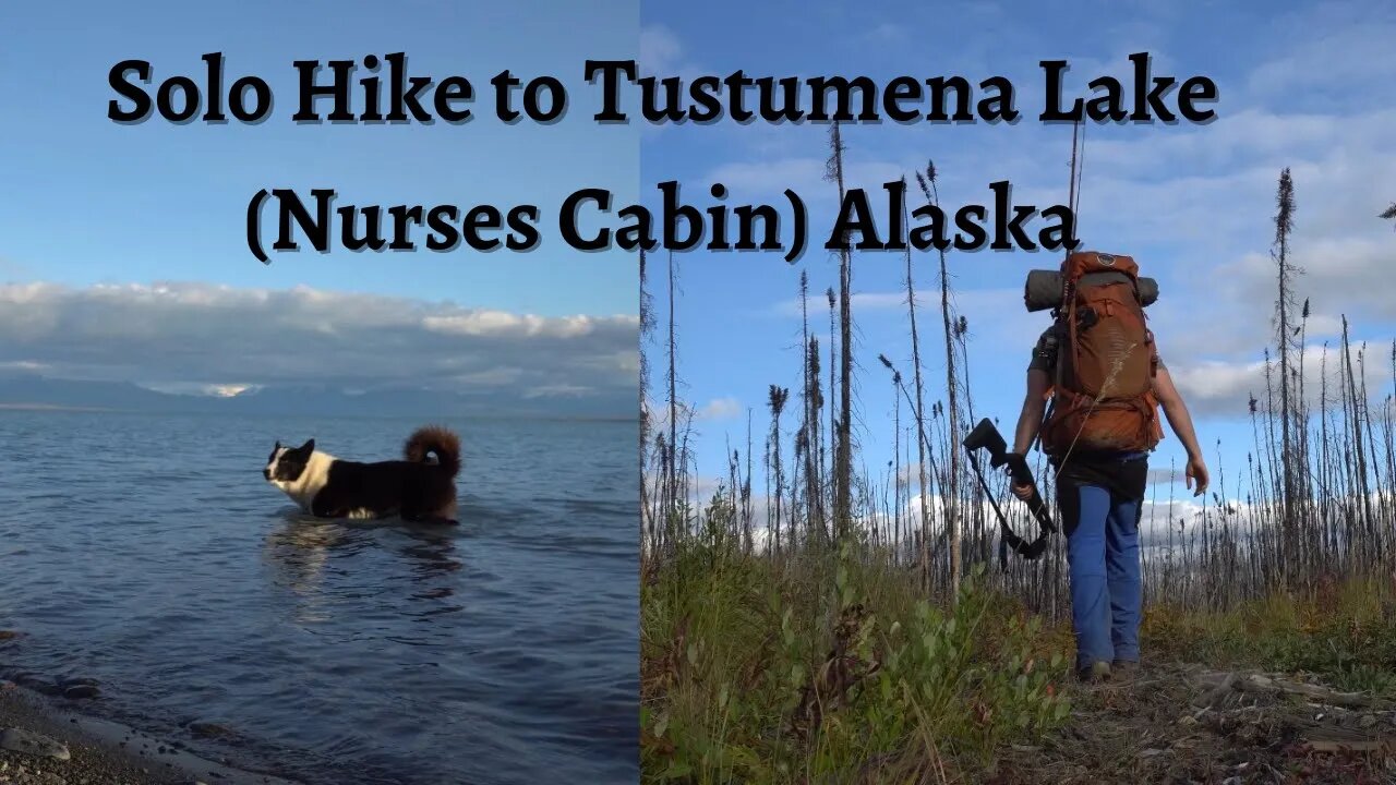 Solo Hike to Tustumena Lake (Nurses Cabin) Alaska