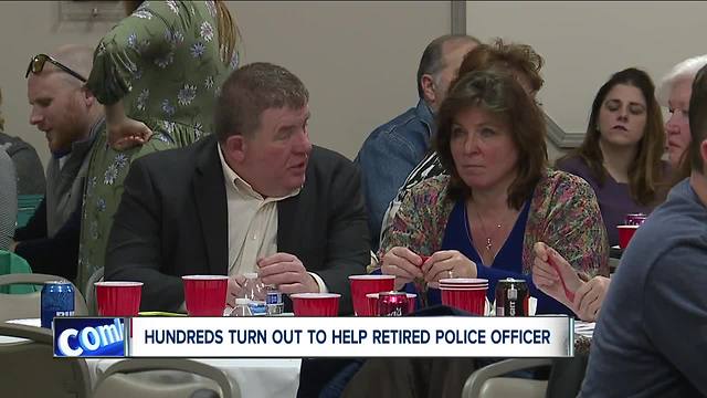 Retired police officer gets help from hundreds in battle for his life