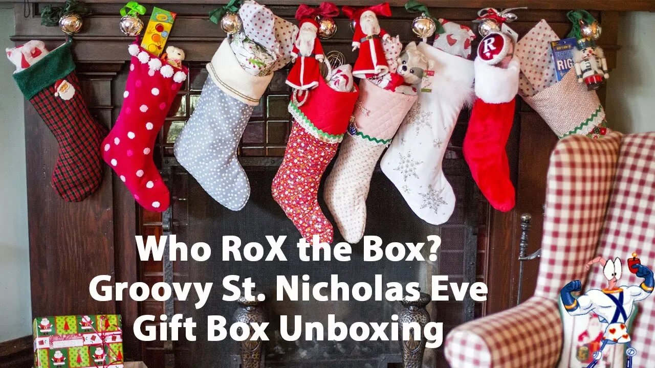 Who RoX The Box - We Get Some GROOVY Gifts for Saint Nicholas 2018 Fan Mail Gift Box Unboxing