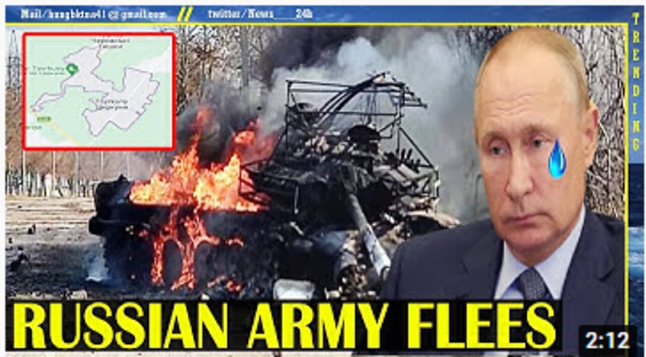 PUTIN stunned as the Russian army was defeated and fled, Ukraine liberated Tsyrkuny