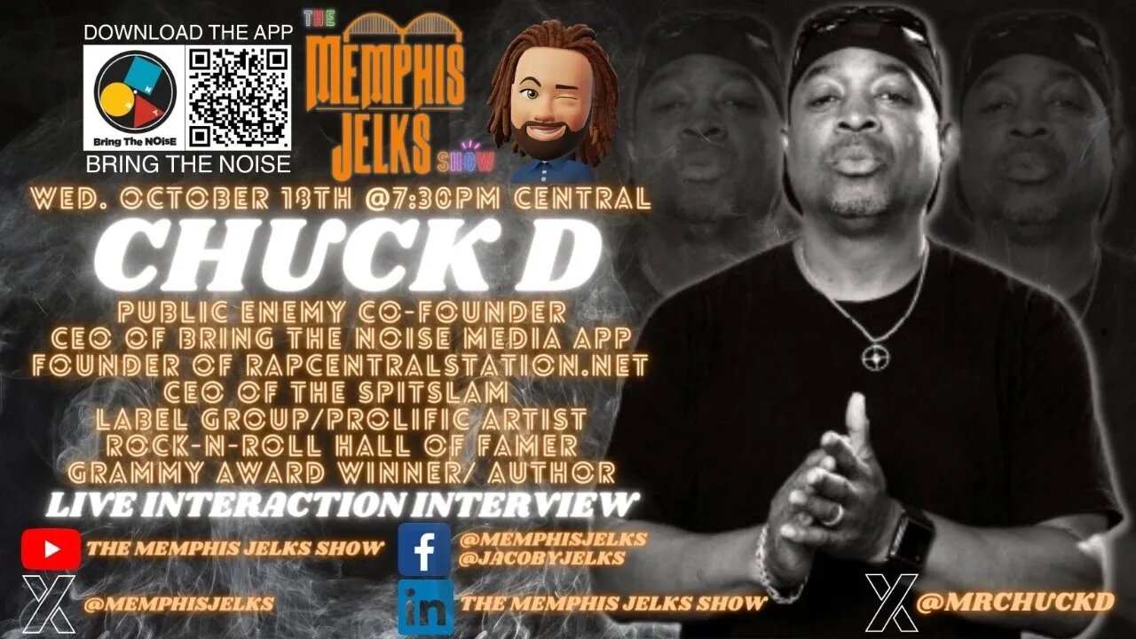 Chuck D Joins The Show To Share The New BTN Cultural Media App, His Latest Book, Livin’ Loud & More!