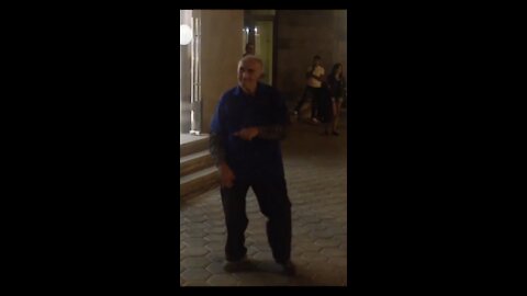 Dancing grandpa