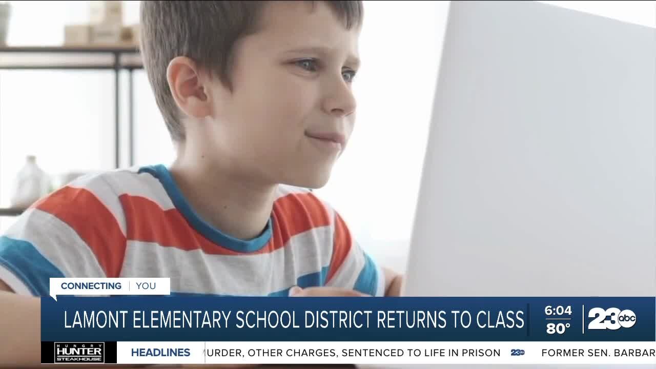 Lamont Elementary School District returns to class