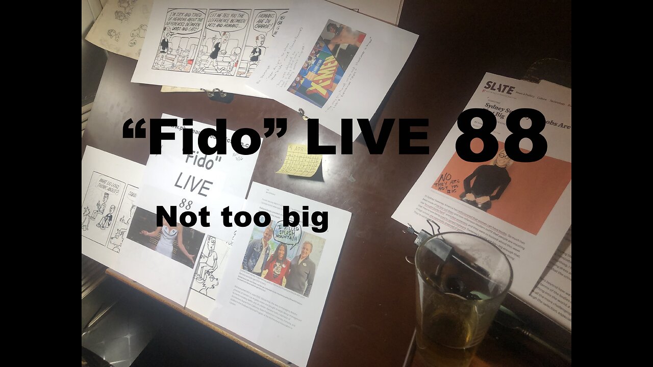 "Fido" LIVE 88: Not too big.