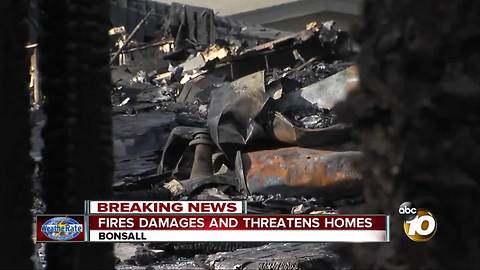Resident sad about Lilac Fire damage