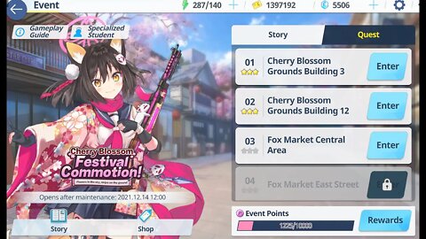 Blue Archive - Izuna Event, Momo Talk and Total Assault