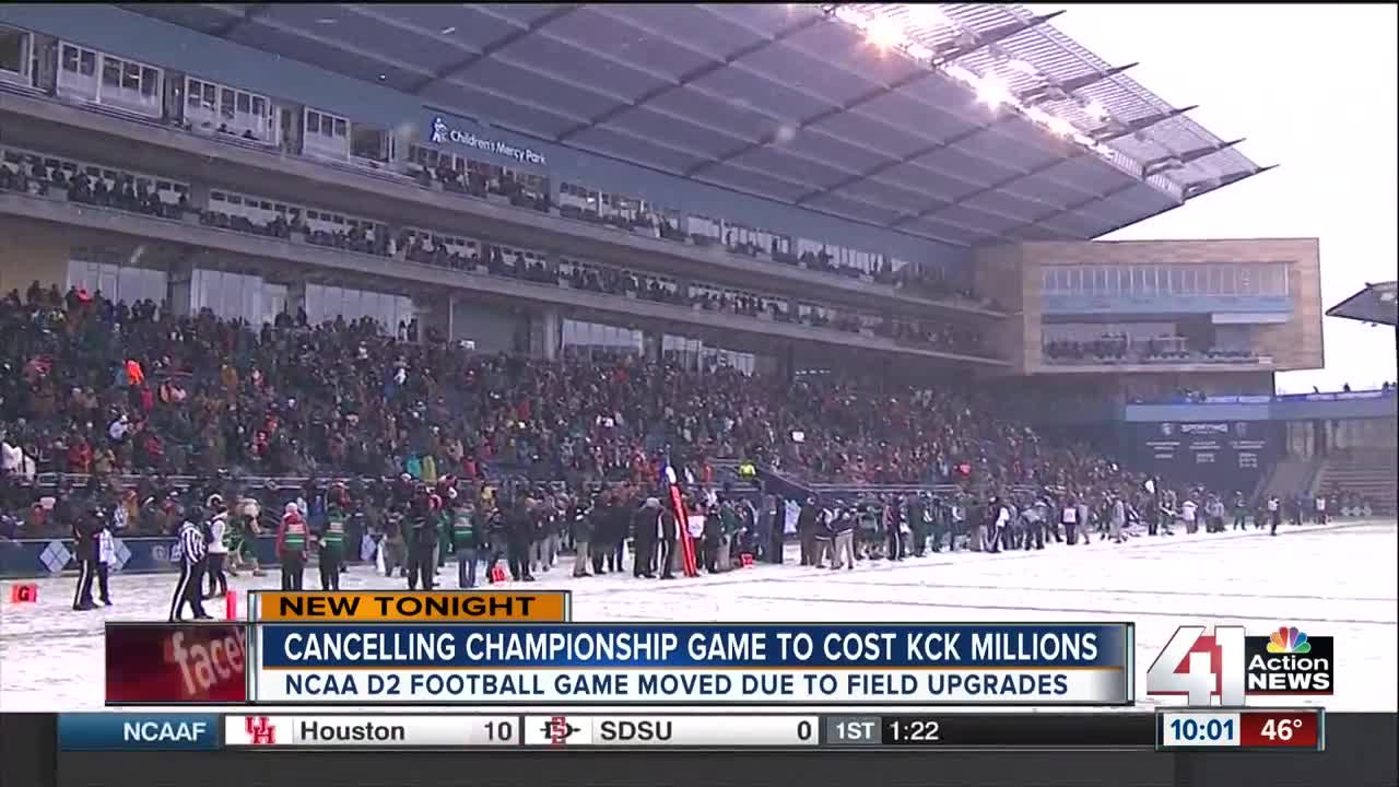 KCK misses out on millions with loss of NCAA Div. II football championship