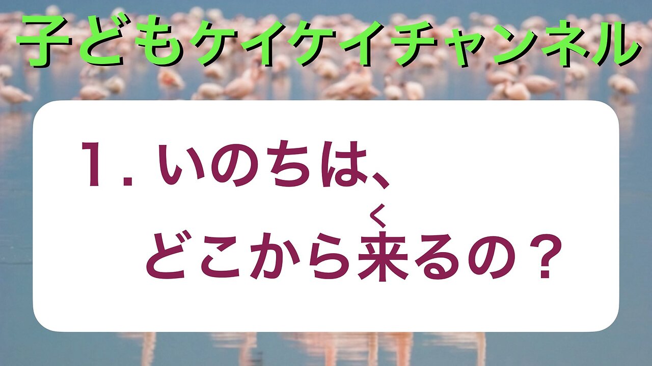 子ども１・いのちはどこから