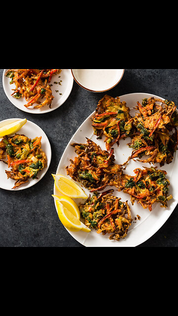 Crispy veritable, Potatoes and Onion Fritters