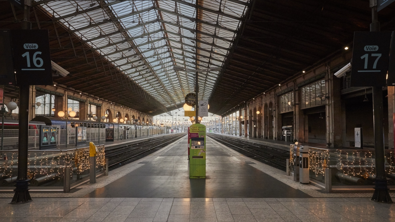 Workers Block Paris Trains As Pension Reform Strike Continues