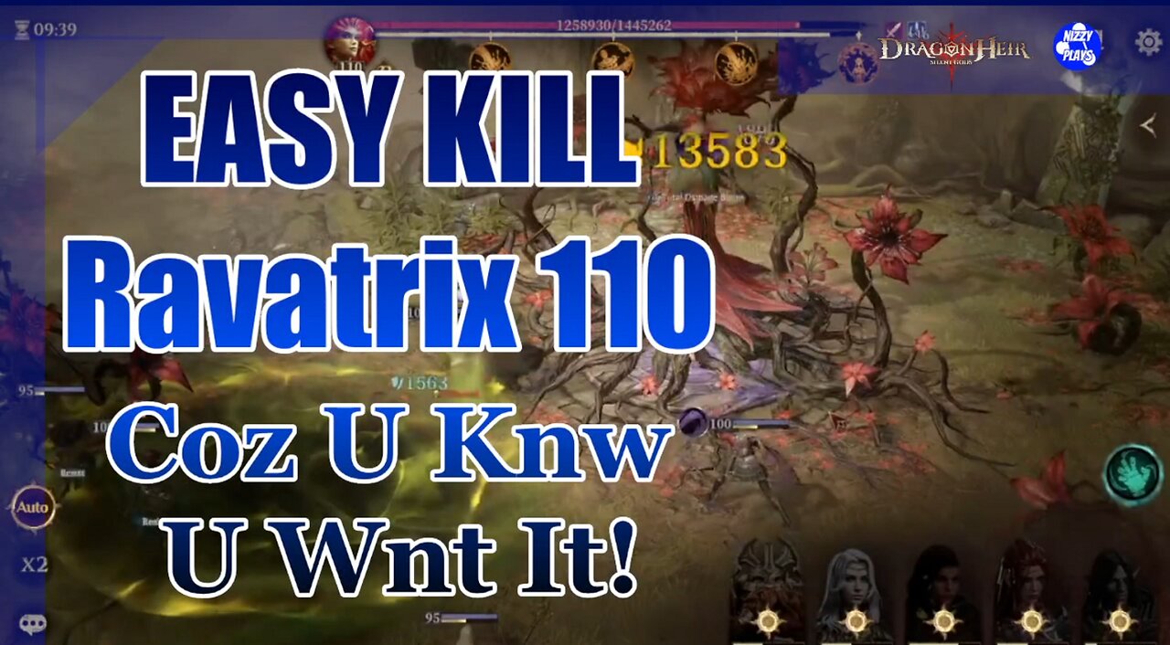 ⭐⭐Easy Kill Ravatrix Level 110 F2P! ⭐⭐ Dragonheir Silent Gods