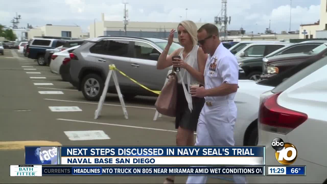 Next steps discussed in Navy SEAL's trial