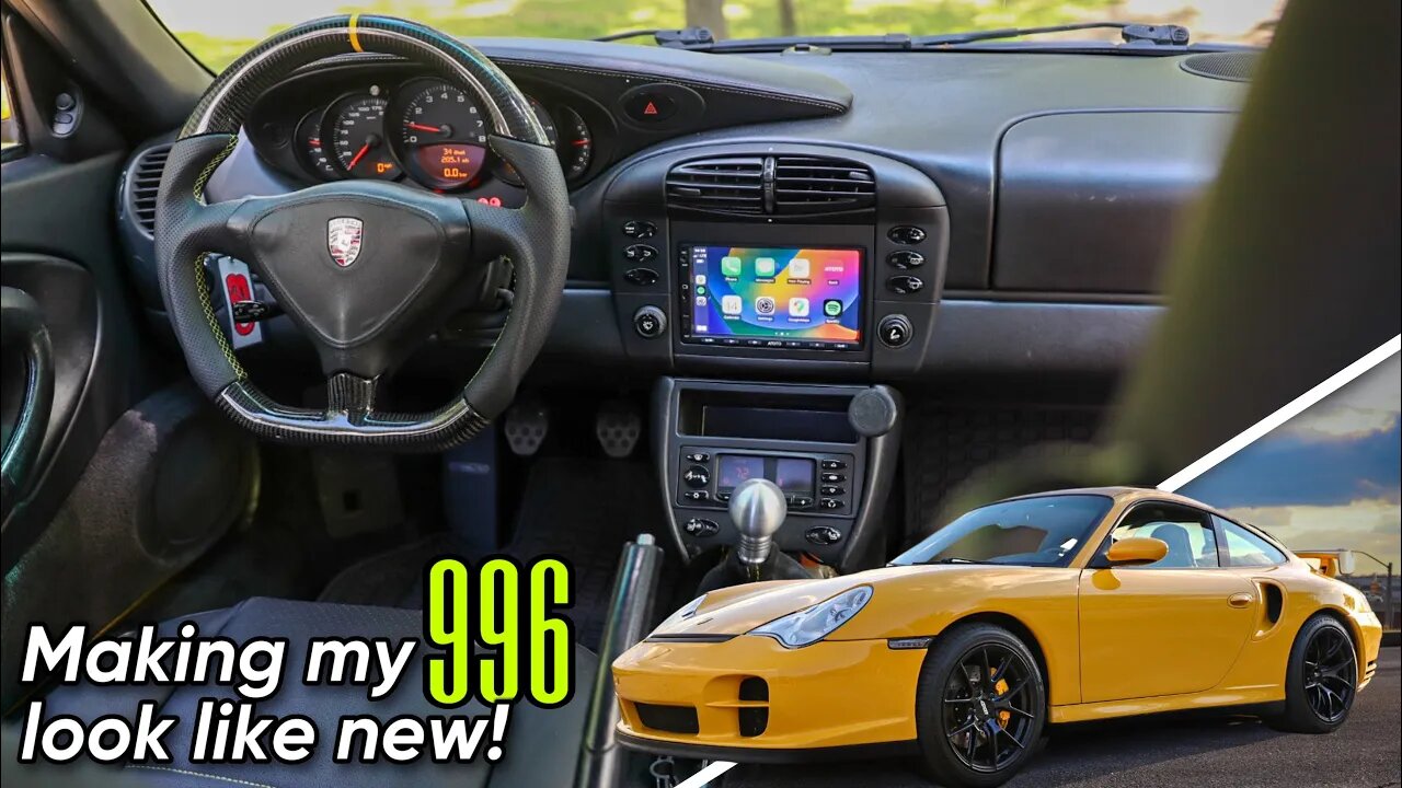 Cheap Porsche 996 Turbo Rebuild - DIY Interior Overhaul!