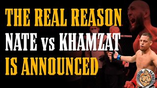 The REAL REASON for Nate vs Khamzat Announcement!!