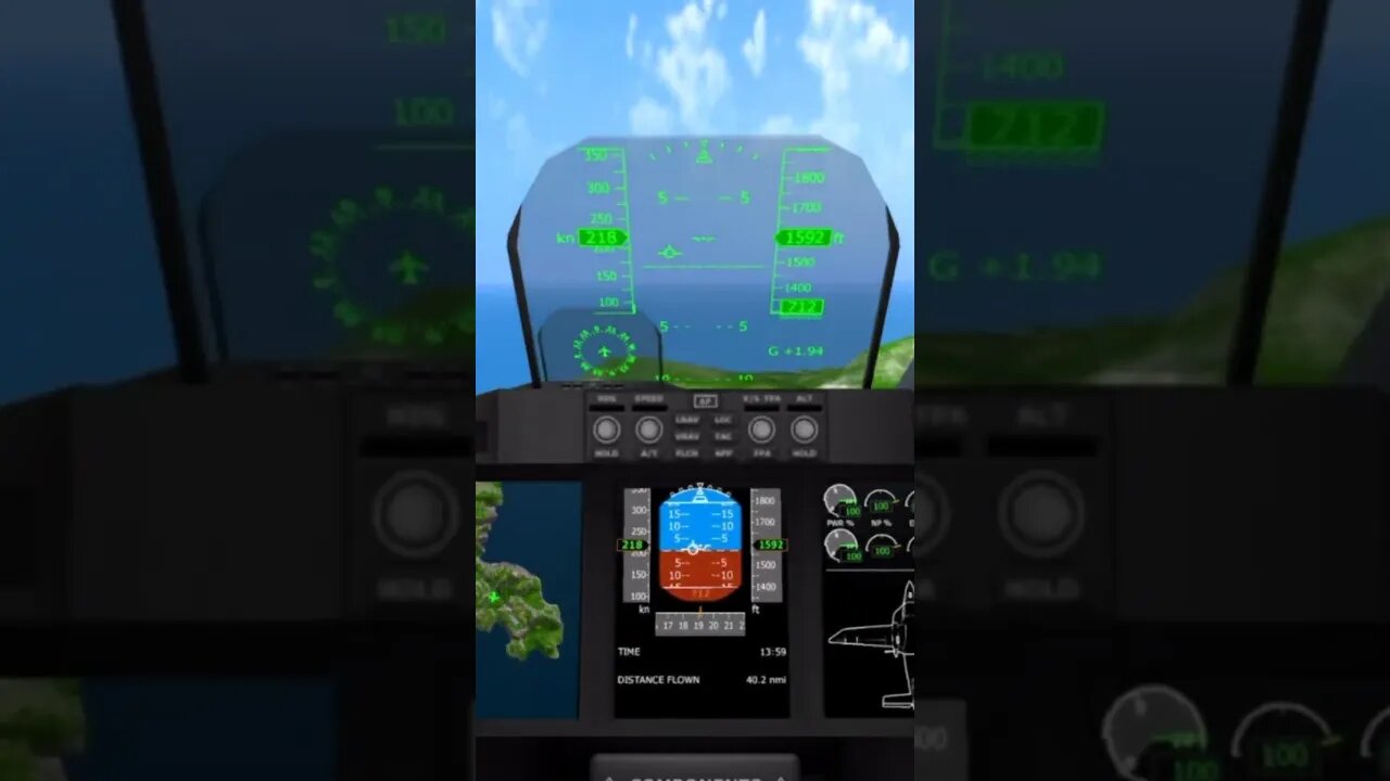 Taxiing PS-26 Up a Hill | Turboprop Flight Simulator #shorts