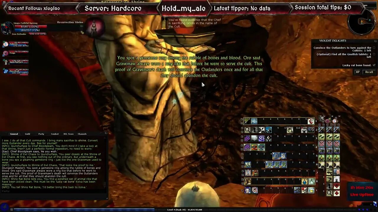 Lets Play DDO Hardcore Season 7 wHold My Ale 12 29 22 8of10