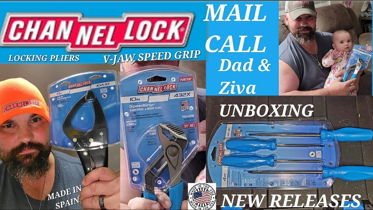 CHANNELLOCK MAIL CALL UNBOXING (Newly Released Tools)