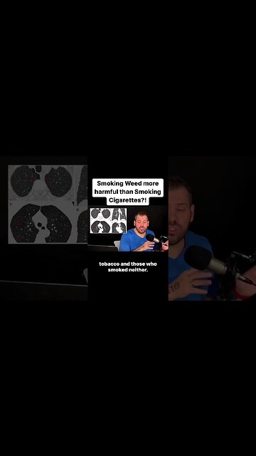 Smoking WEED found more Harmful than Cigarettes in New Study #shorts