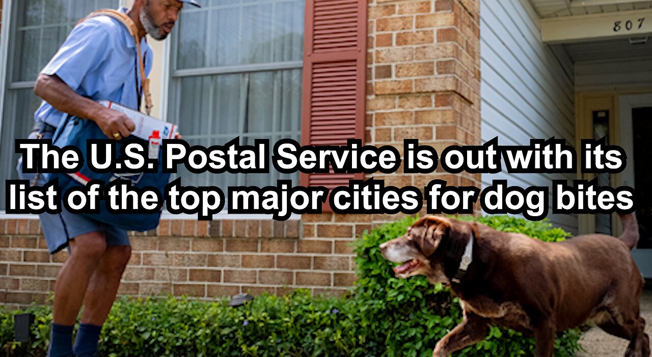 The U.S. Postal Service is out with its list of the top major cities for dog bites