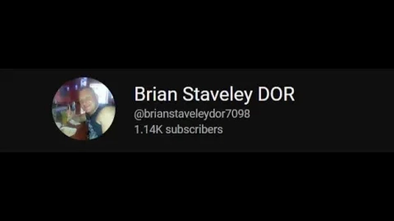 Brian Staveley 3 Ch. Disabled for 2 months! Follow My 4th Biggest Channel for Mobile Live Streams