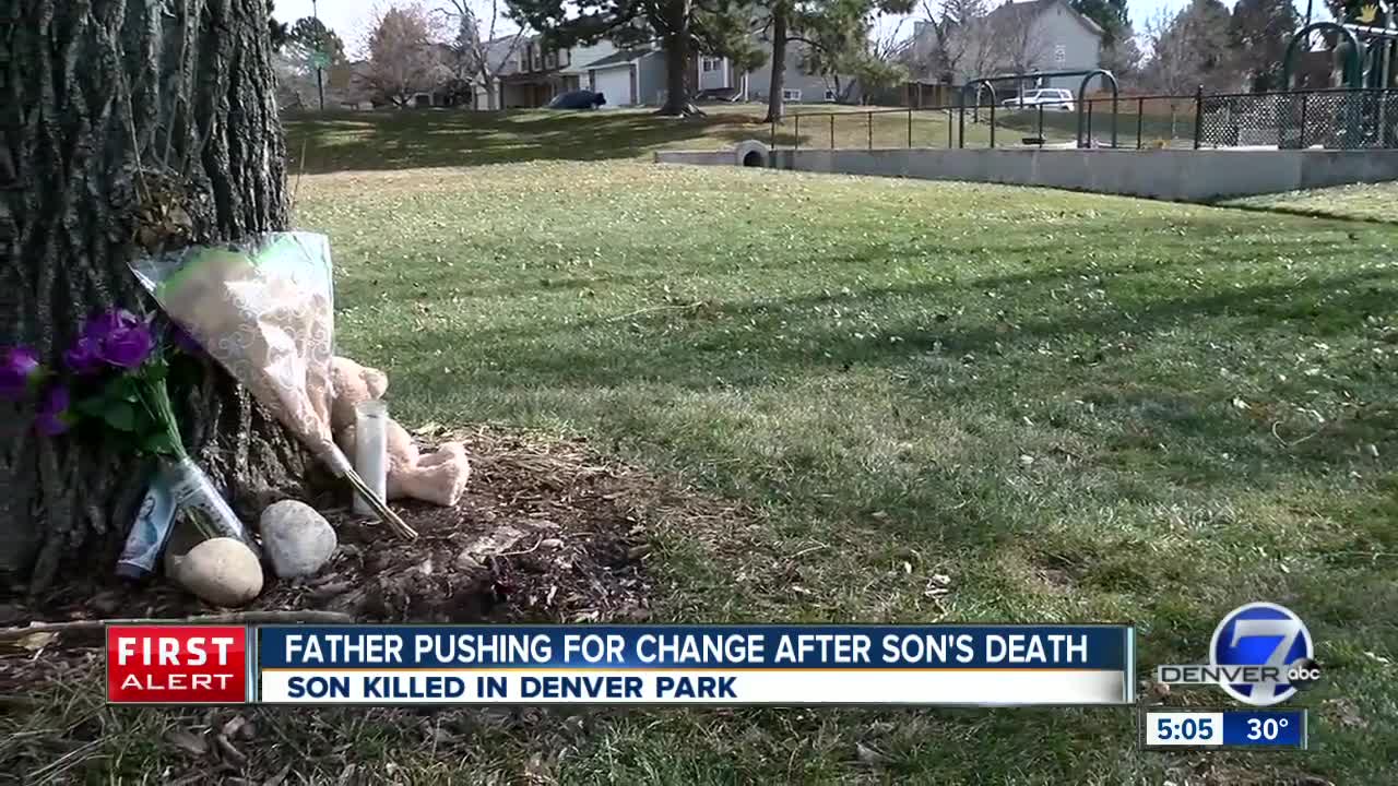 Father pushes for change at Denver park where his son was killed