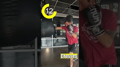 Heavybag Workout | FOLLOW ALONG Mini Workout #4 Less than 2mins ⏰ Full Video on Page ▶️ #boxing