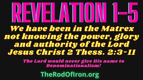 Revelation 4-7 Only a Perfect Preacher & King can preach Perfect Doctrine.