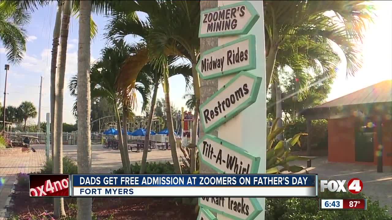 Zoomers gives free admission to fathers on Fathers Day