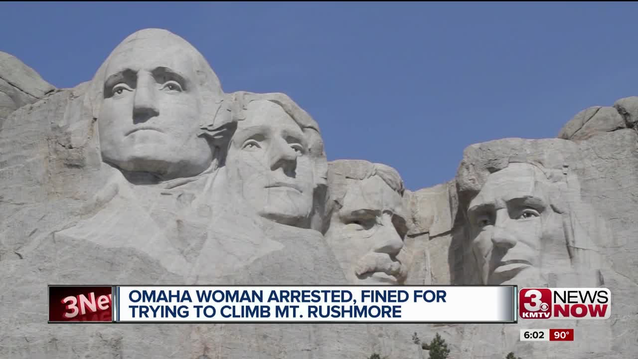 Omaha Woman Arrested for Climbing Mount Rushmore