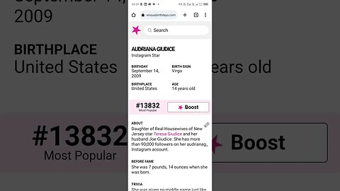 HAPPY 14 BIRTHDAY AUDRIANA GIUDICE Instagram Star