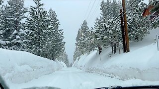 Mammoth's 60ft Snowfall Winter Wonderland!