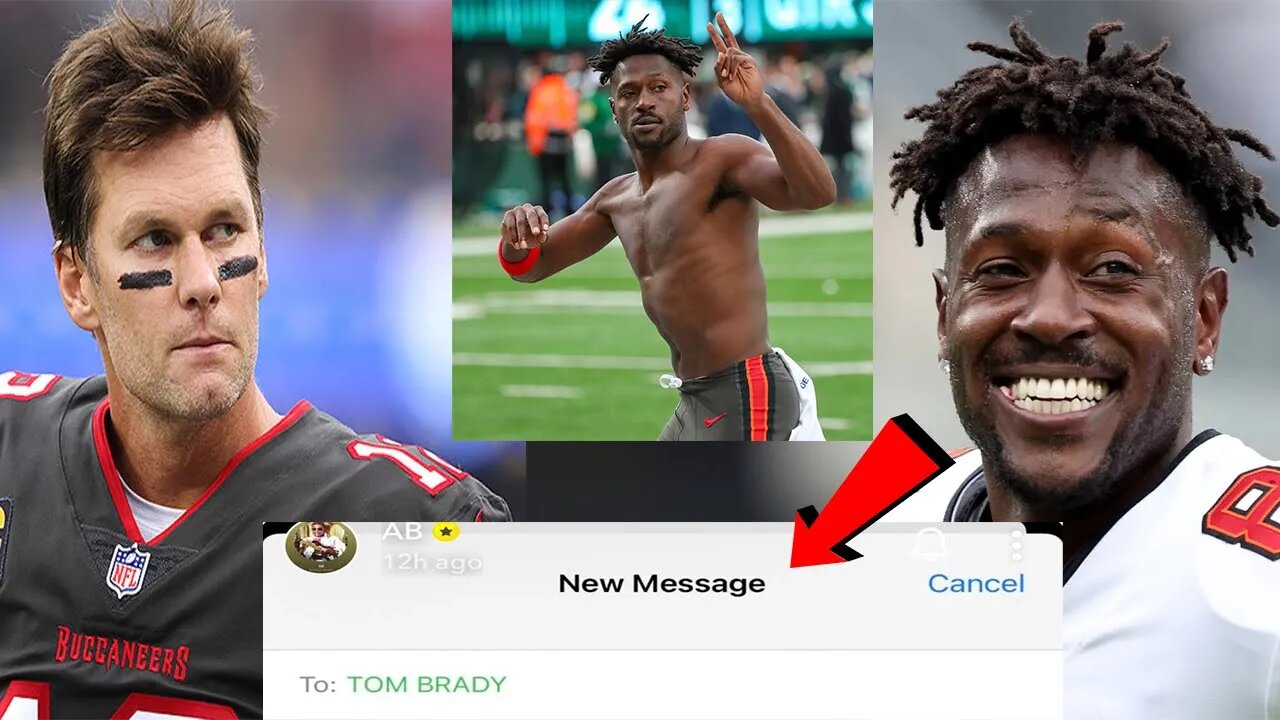 Antonio Brown posted a private text message from Tom Brady and it BACKFIRES! Twitter SLAMS him!