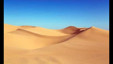 Incroyables images accélérées du désert qatari