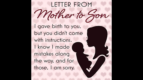 Letter From Mother to Son [GMG Originals]