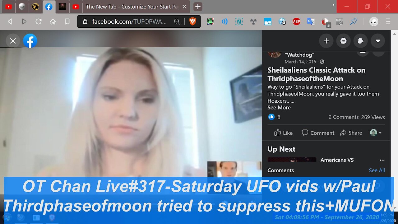 Saturday Live UFO Topics & Vid Analysis - Thirdphaseofmoon suppressed this+MUFON] - OT Chan Live#317