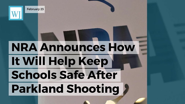 NRA Announces How It Will Help Keep Schools Safe After Parkland Shooting