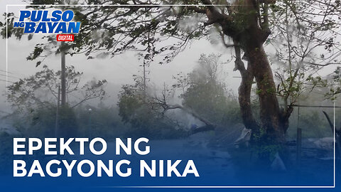 EPEKTO NG BAGYONG NIKA SA REGION 3