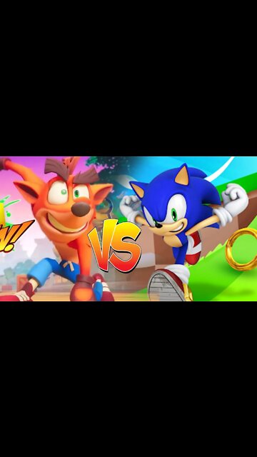 Sonic vs Crash Bandicoot - Qual é o melhor no CELULAR ?! #shorts
