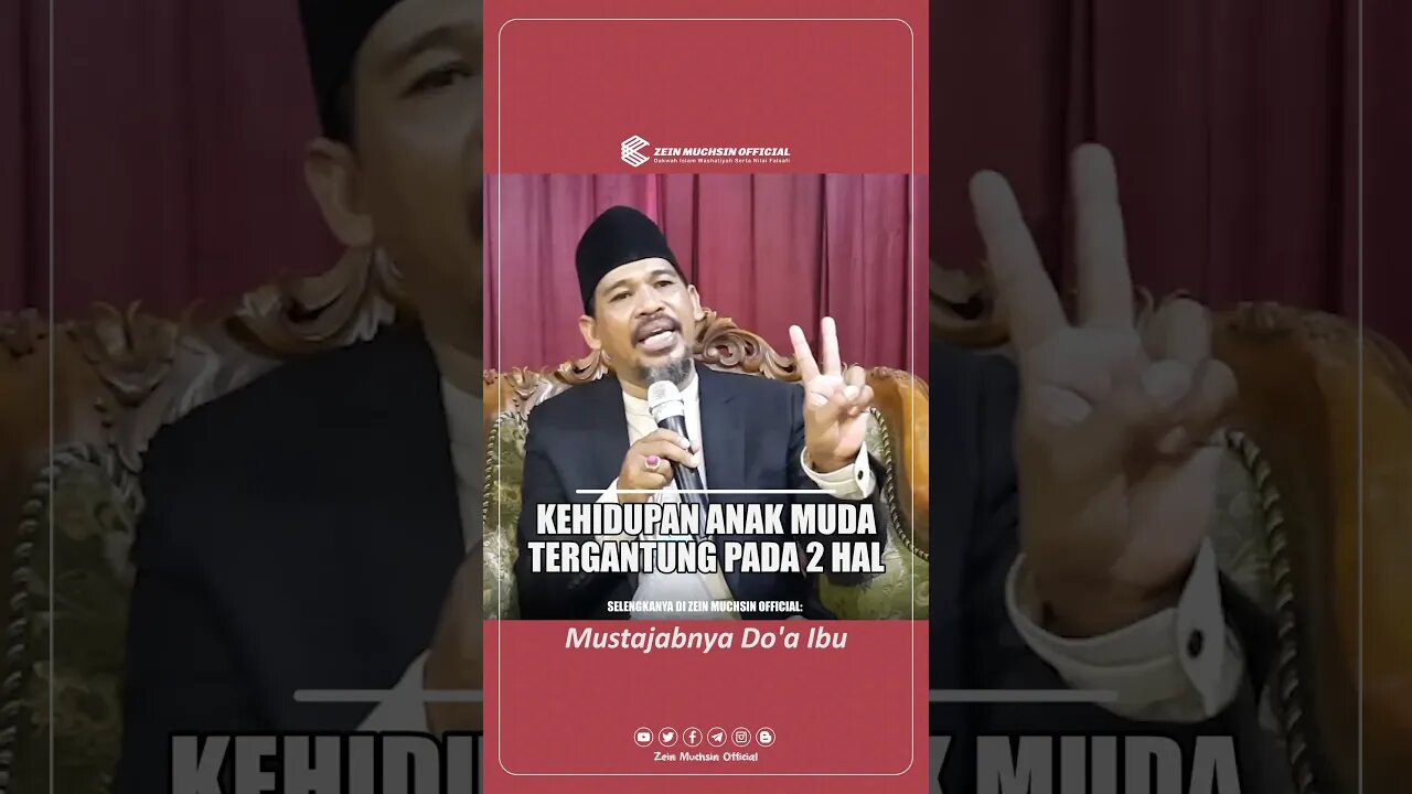 Kehidupan Anak Muda Tergantung Pada Dua Hal