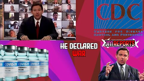 Ron Desantis Blasts the CDC & Big Pharma over covid vaccines & lockdowns the war has begun