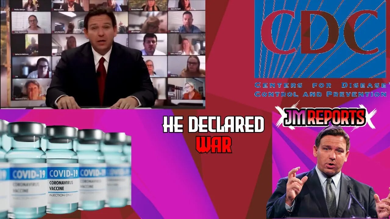 Ron Desantis Blasts the CDC & Big Pharma over covid vaccines & lockdowns the war has begun