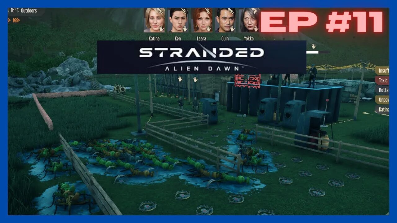 Stranded: Alien Dawn - EP 11 (Hard) | Lights & Base Expansion