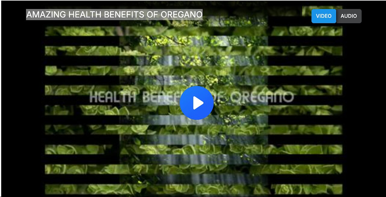 AMAZING HEALTH BENEFITS OF OREGANO