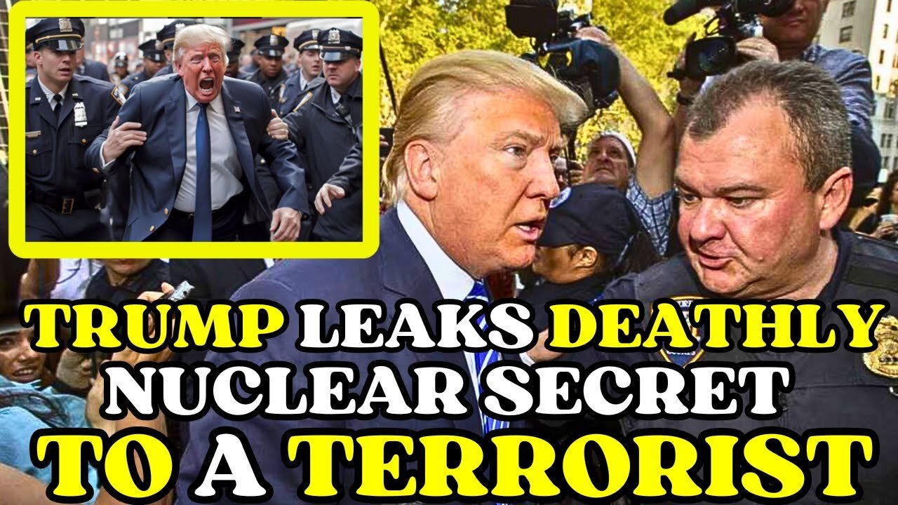 TRUMP CHASED DOWN BY ARMED FORCES FOR LEAKING CLASSIFIED NUCLEAR SECRETS TO A T€RRORIST