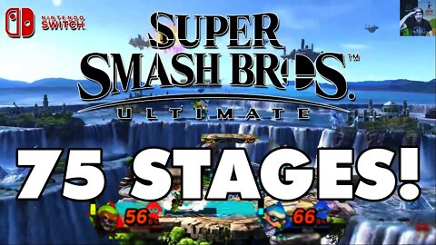 Super Smash Bros Ultimate - 75 Stages Revealed SO FAR!