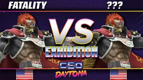 Fatality (Ganondorf) vs ??? (Ganondorf/Mewtwo) - SSBU Demo - CEO 2018