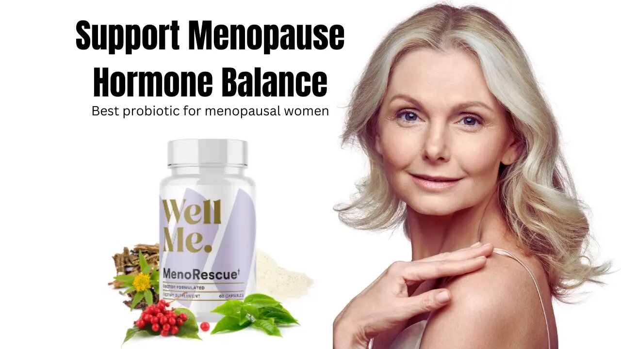 Wellme's MenoRescue: Natural Hormone Balance & Weight Loss Probiotic for Women