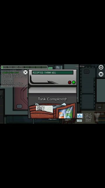 Among Us When You Swipe The Card Right The First Time #Shorts