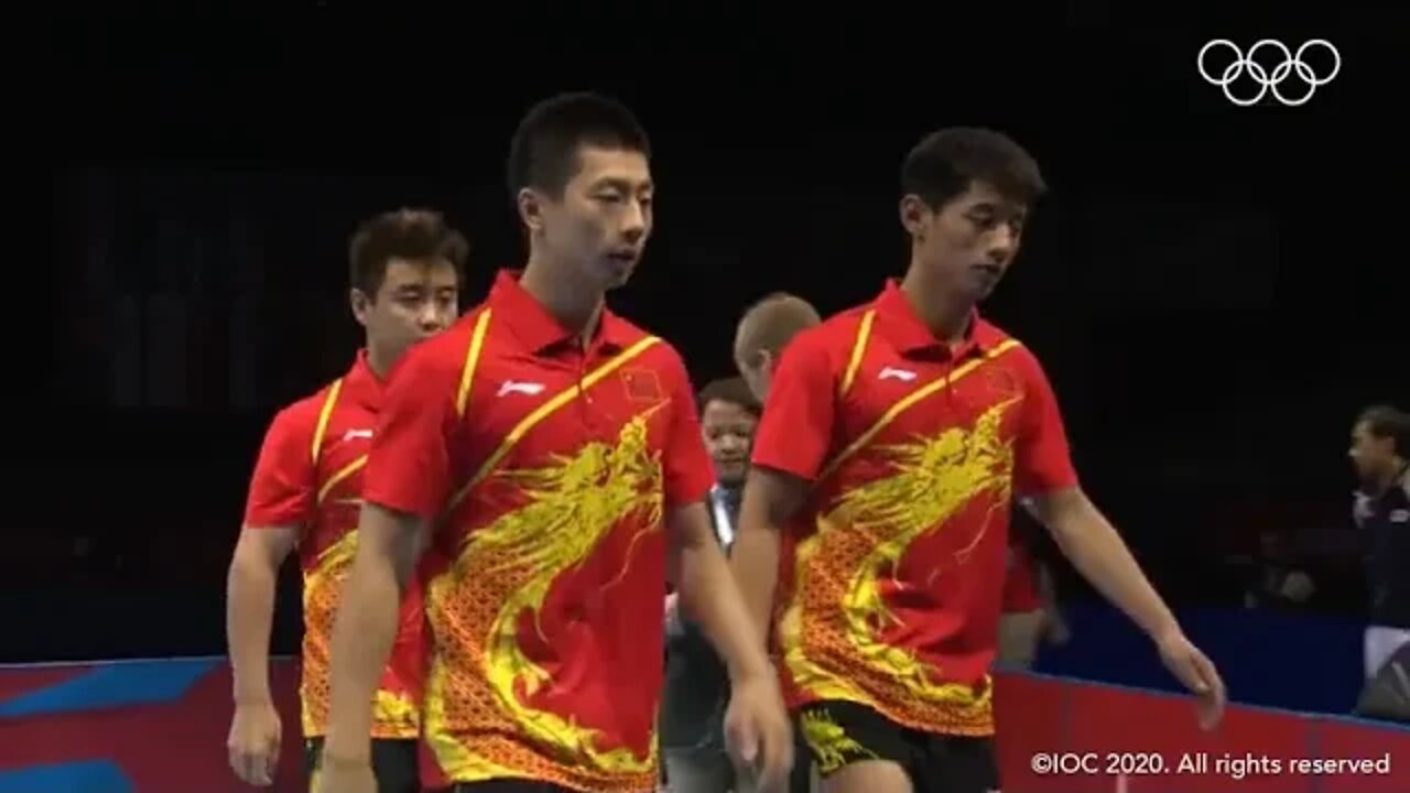 3 ! Playback of the men's team final China 3 1 South Korea