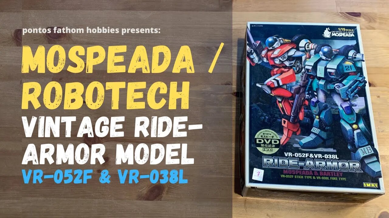 Unboxing Genesis Climber Mospeada / Robotech IMAI Vintage Plastic Model 1985 Gunpla